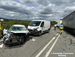 Verkehrsunfall auf der B20